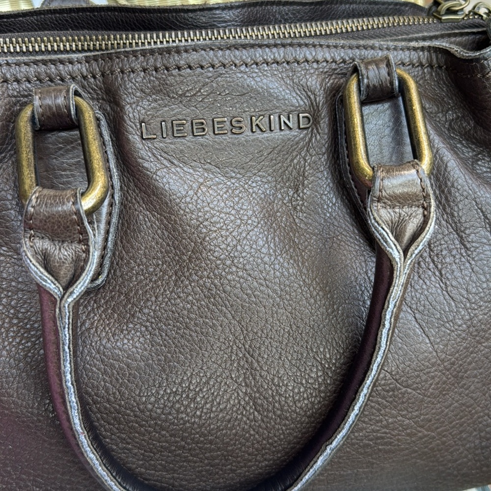 Brown Soft Pebble Leather Handbag Liebeskind Berlin - Picture 5 of 7